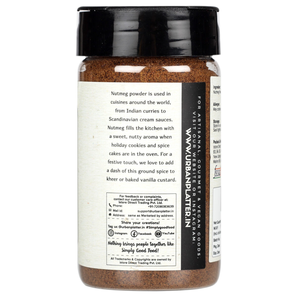 Urban Platter Nutmeg (Jaiphal) Powder, 100g