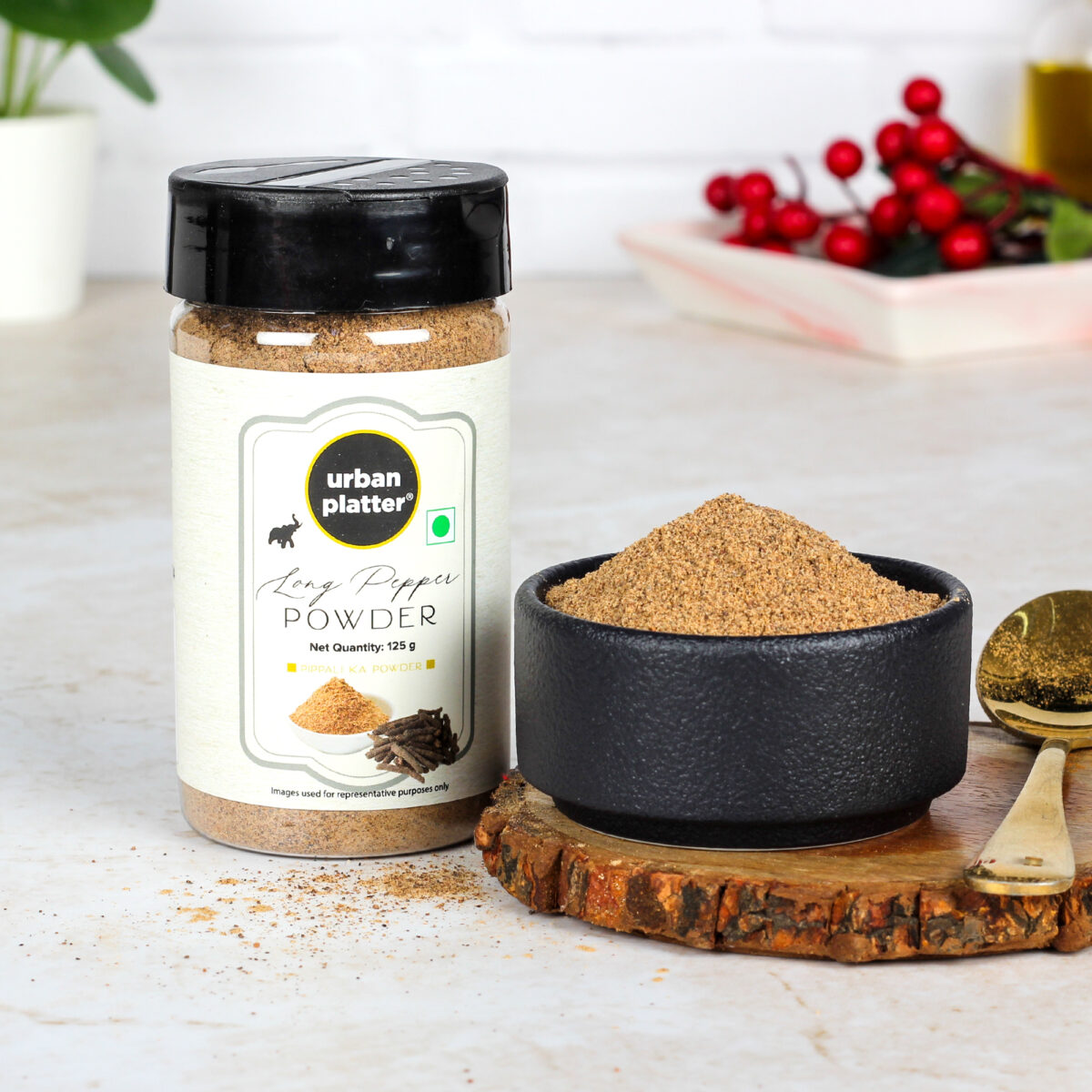 Urban Platter Long Pepper (Pippali) Powder, 125g