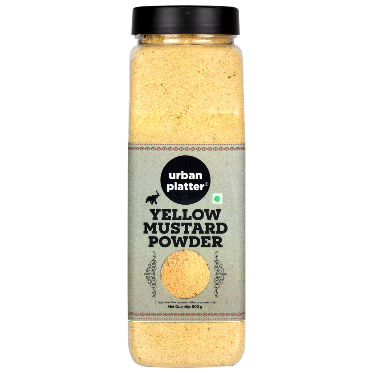 Urban Platter Yellow Mustard (Sarson) Powder, 500g