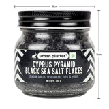 Urban Platter Cyprus Black Pyramid Sea Salt Flakes, 200g