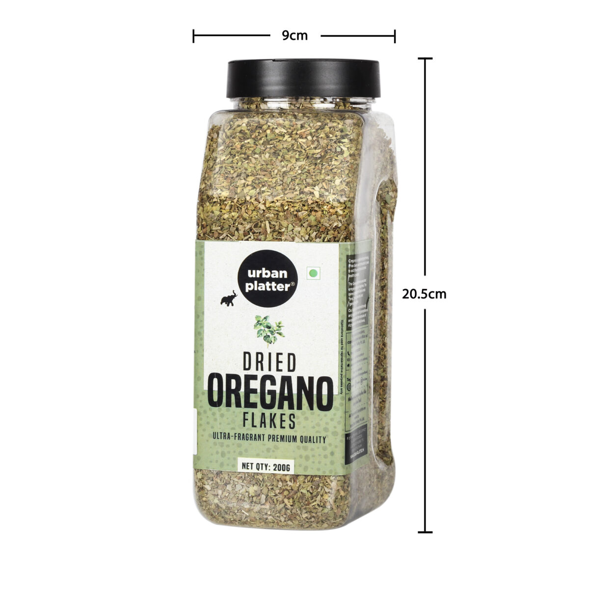 Urban Platter Dried Oregano Flakes Shaker Jar, 125g (Product of Turkey; Highly Aromatic; 3% Oil Content)