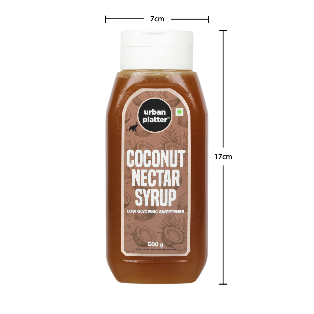 Urban Platter Coconut Nectar Syrup, 500g [Gluten-free, Low-GI Sweetener]