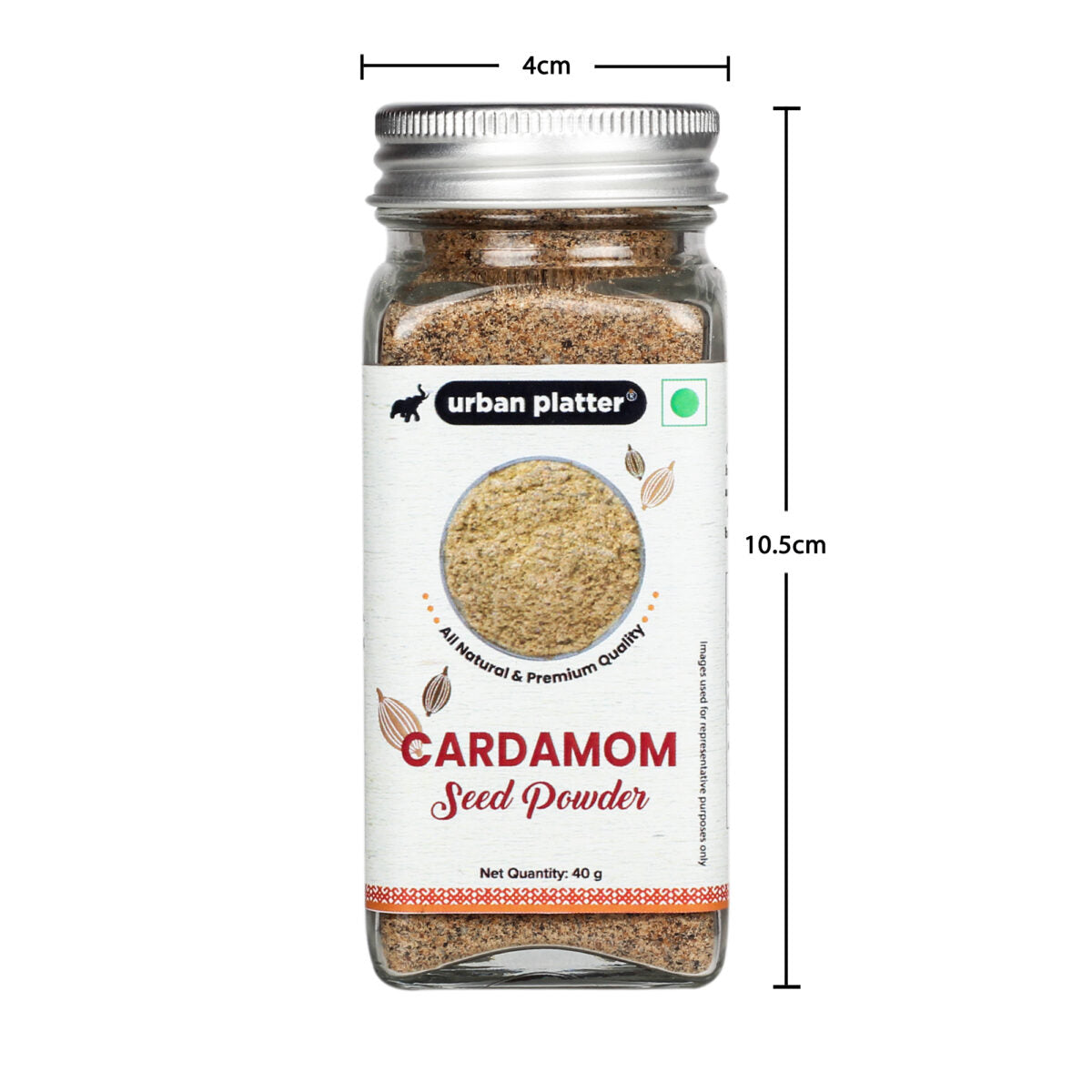 Urban Platter Cardamom Seed Powder, 40g