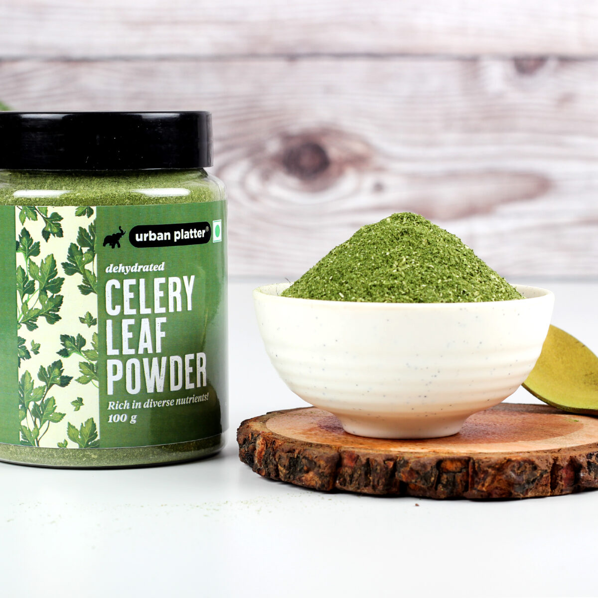 Urban Platter Dehydrated Celery Leaf Powder, 100g