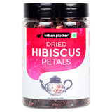 Urban Platter Dried Hibiscus Petals, 100g [All Natural, Premium Quality, Herbal Tea]