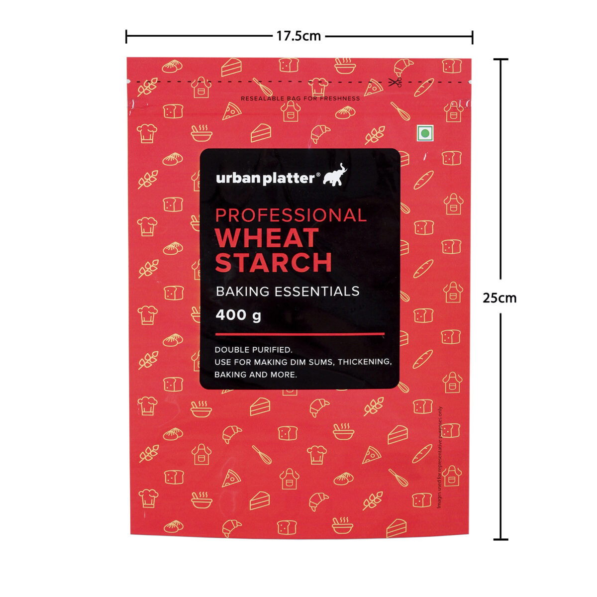 Urban Platter Wheat Starch Powder, 400g