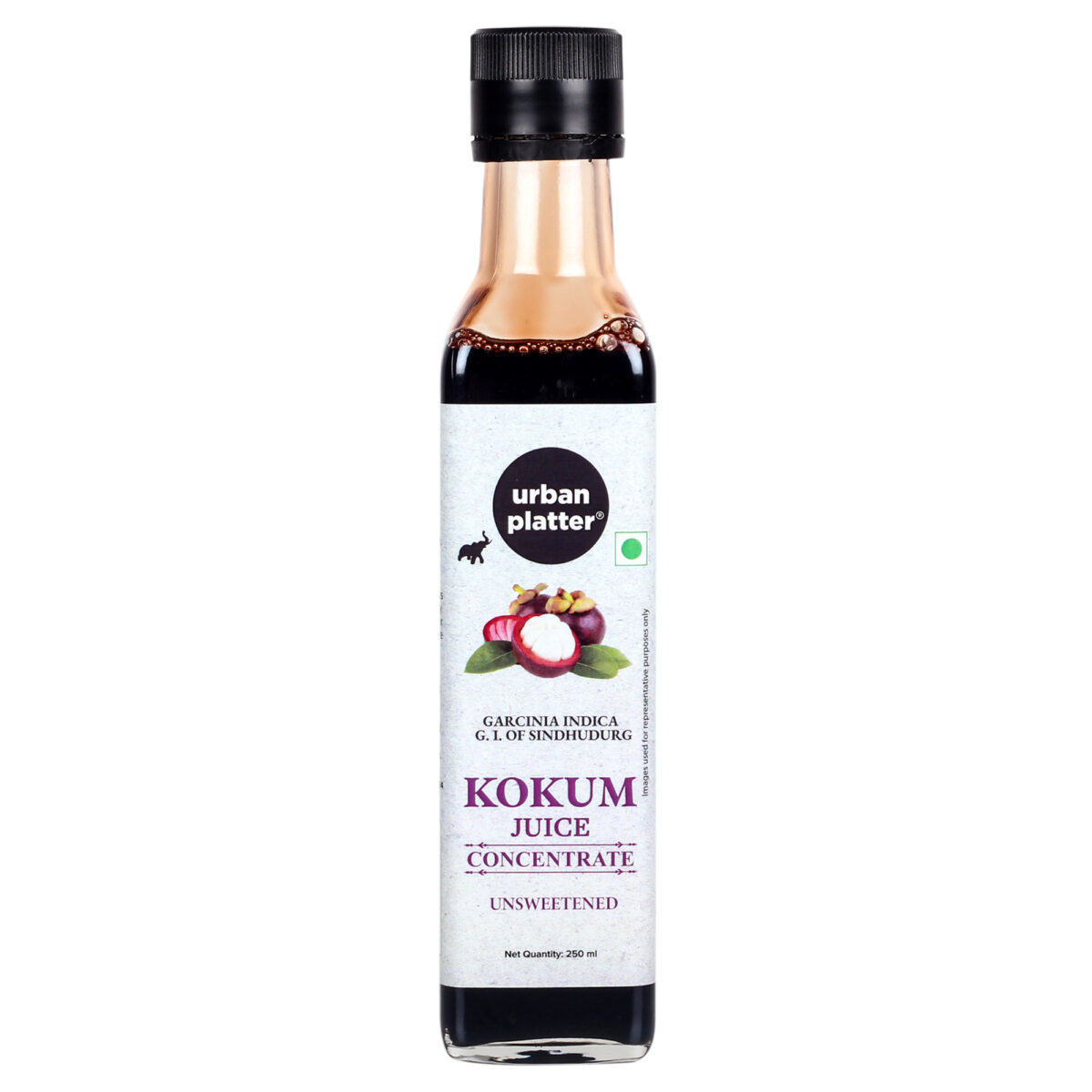 Urban Platter Kokum Juice Concentrate, 250ml [Unsweetened, Unsalted and Appetizer]