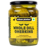 Urban Platter Whole Dill Gherkins, 680g [ Sweet & Crunchy. Great for Adding Tang & Flavour to Sauces & Dips]