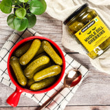Urban Platter Whole Dill Gherkins, 680g [ Sweet & Crunchy. Great for Adding Tang & Flavour to Sauces & Dips]