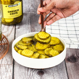 Gherkin Chips, 680g [ Tangy & Sweet. Perfect Topping for Burgers & Sandwiches ]