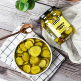 Gherkin Chips, 680g [ Tangy & Sweet. Perfect Topping for Burgers & Sandwiches ]