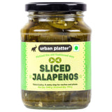 Urban Platter Sliced Jalapenos, 340g [ Tangy & Spicy, Great Topping for Pizza, Tacos, Nachos]