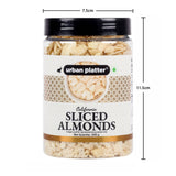 Urban Platter Sliced Blanched Almonds, 200g (Without Skin | Thinly Sliced | Perfect for Baking, Toppings, Snacking)