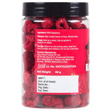Urban Platter Freeze-dried Raspberry, 40g (Whole Raspberries)