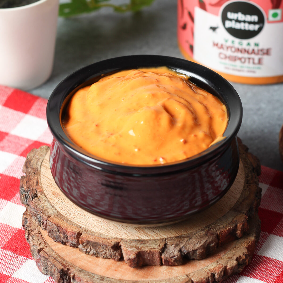 Urban Platter Chipotle Mayo, 300g / 10.6oz [Dairy-free Mayonnaise, No Palm Oil, No Trans-fat]