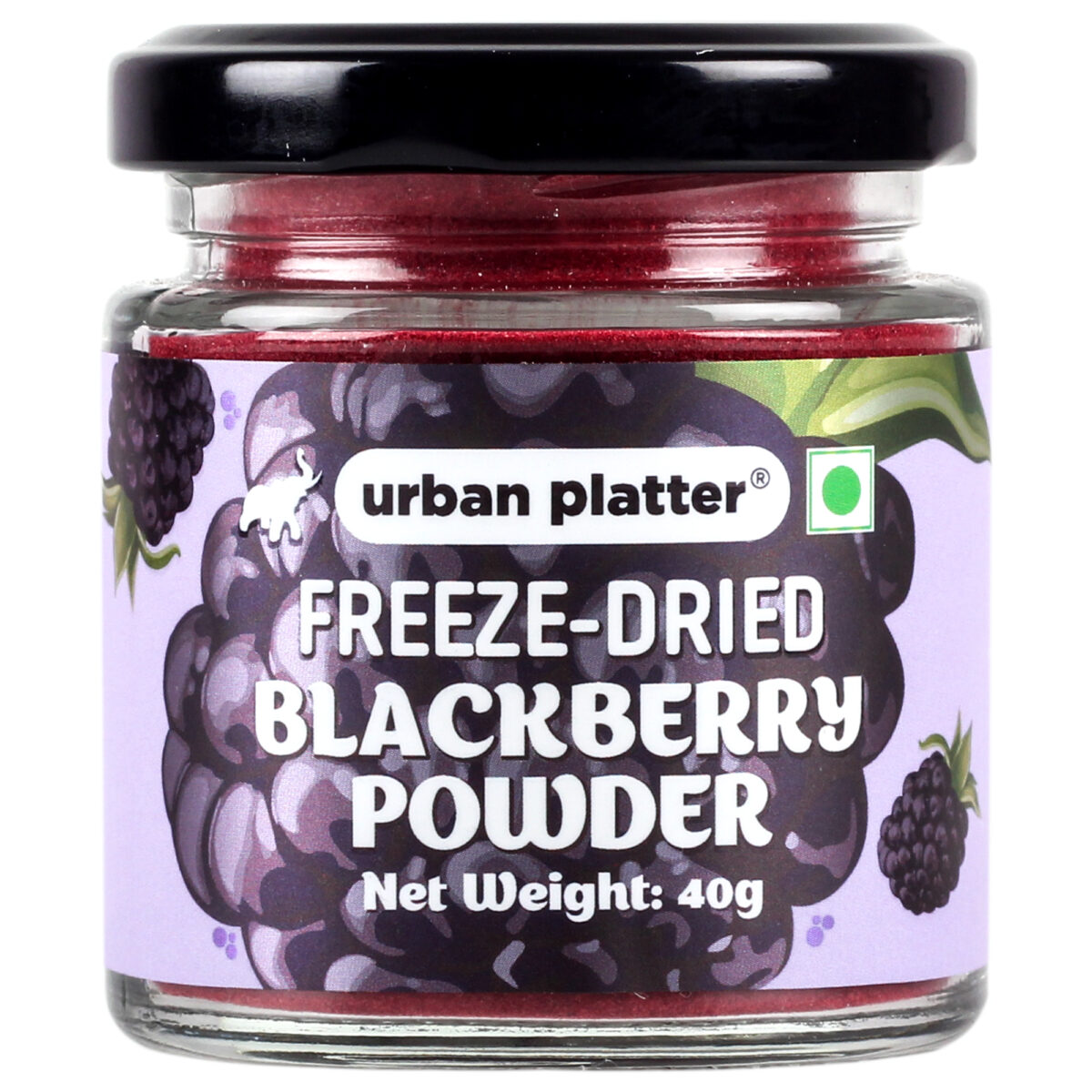 Urban Platter Freeze-Dried Blackberry Powder, 40g