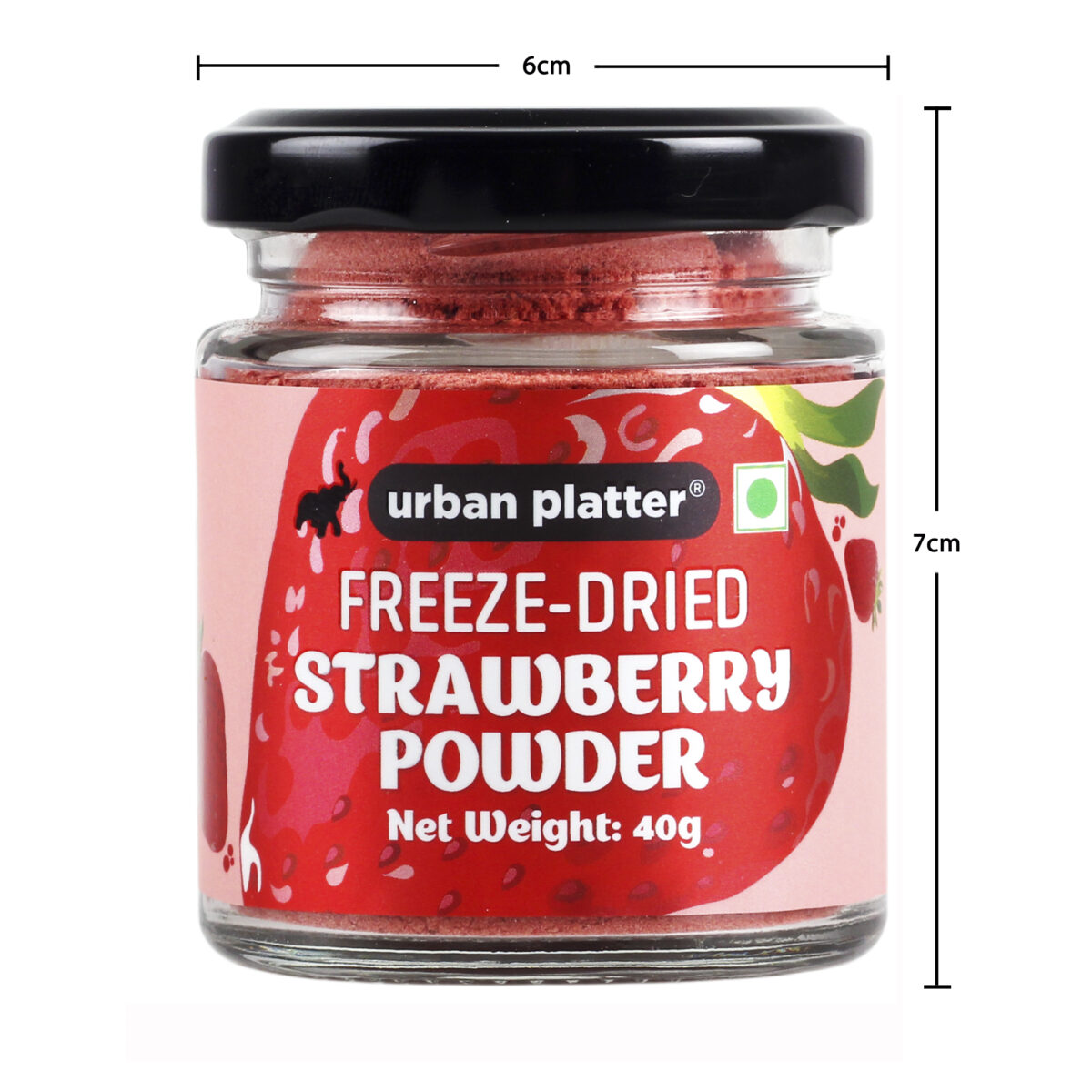 Urban Platter Freeze-Dried Strawberry Powder, 40g