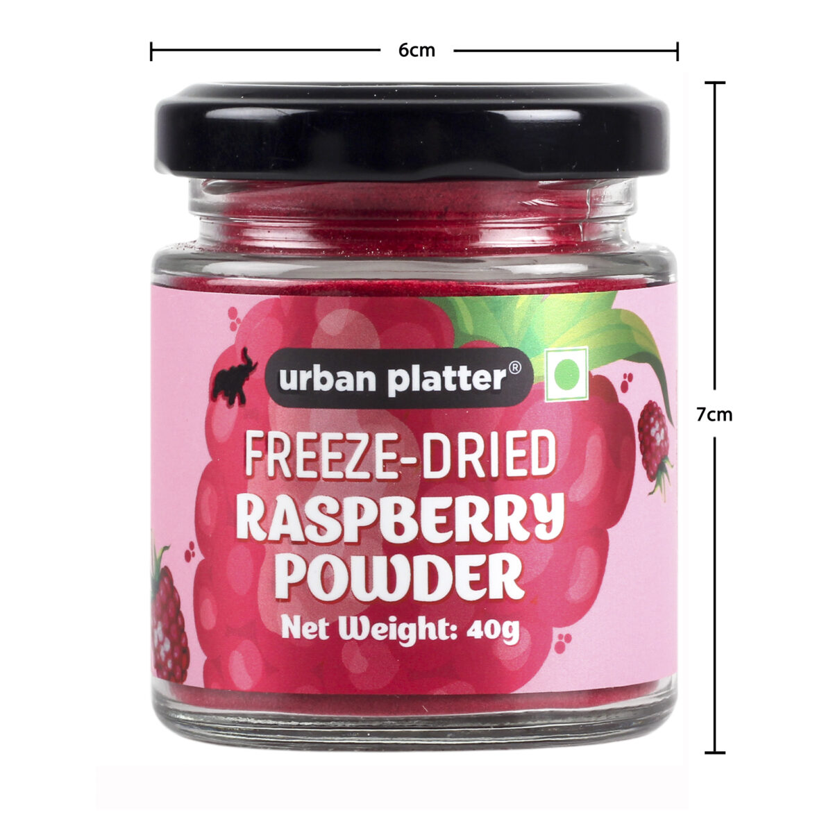 Urban Platter Freeze-Dried Raspberry Powder, 40g