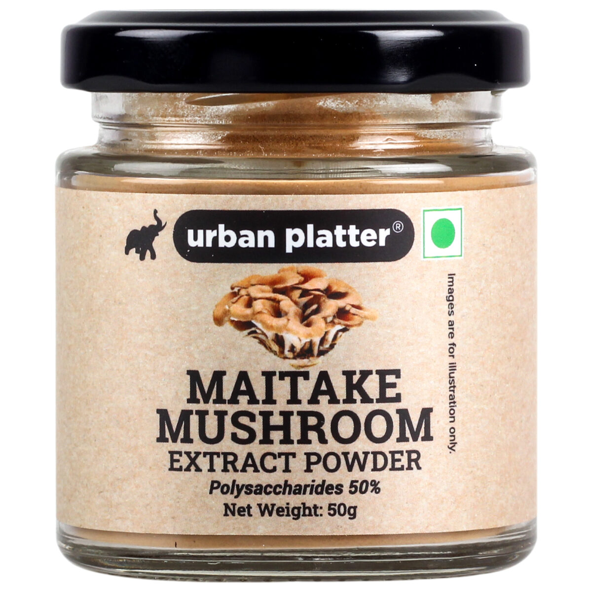 Urban Platter Maitake Mushroom Extract Powder, 50g / 1.76oz [Dancing Mushroom, Grifola Frondosa, Rich in Mineral]