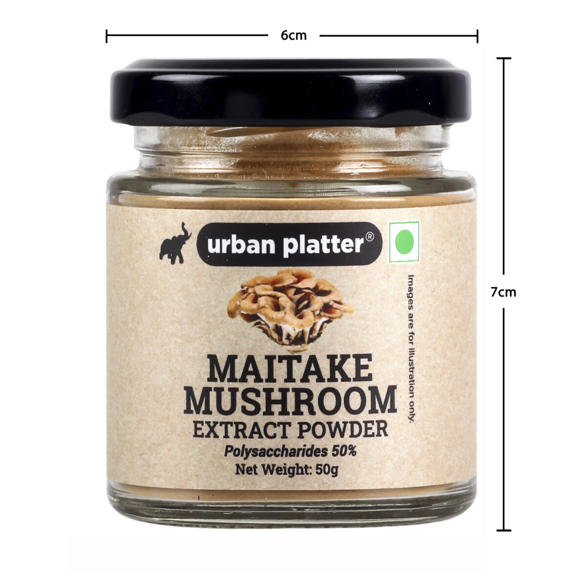 Urban Platter Maitake Mushroom Extract Powder, 50g / 1.76oz [Dancing Mushroom, Grifola Frondosa, Rich in Mineral]