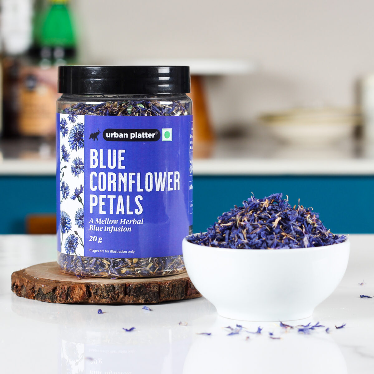 Urban Platter Blue Cornflower Petals, 20g