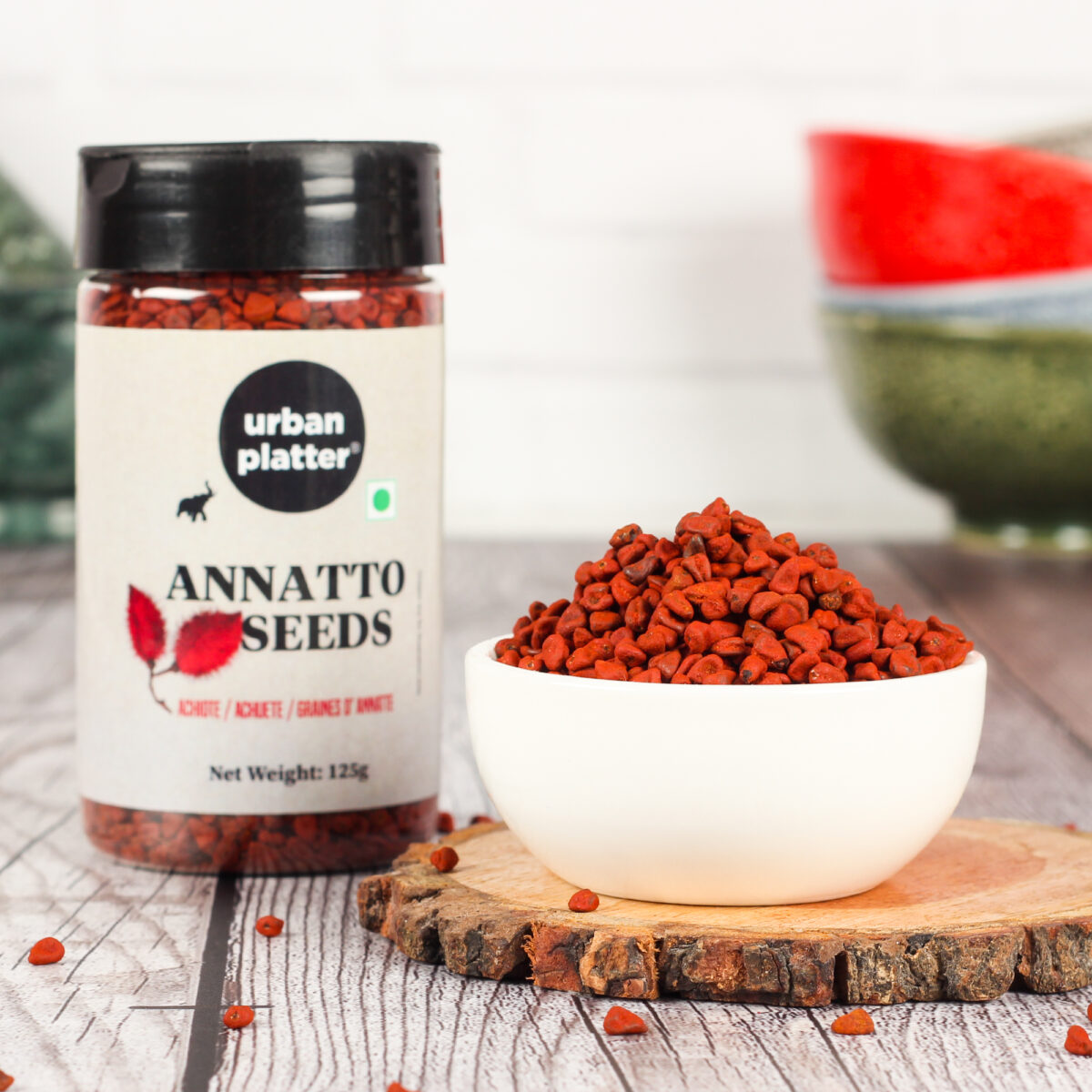 Urban Platter Annatto Seeds, 125g [Achiote, Achuete, Graines D' Annatte]