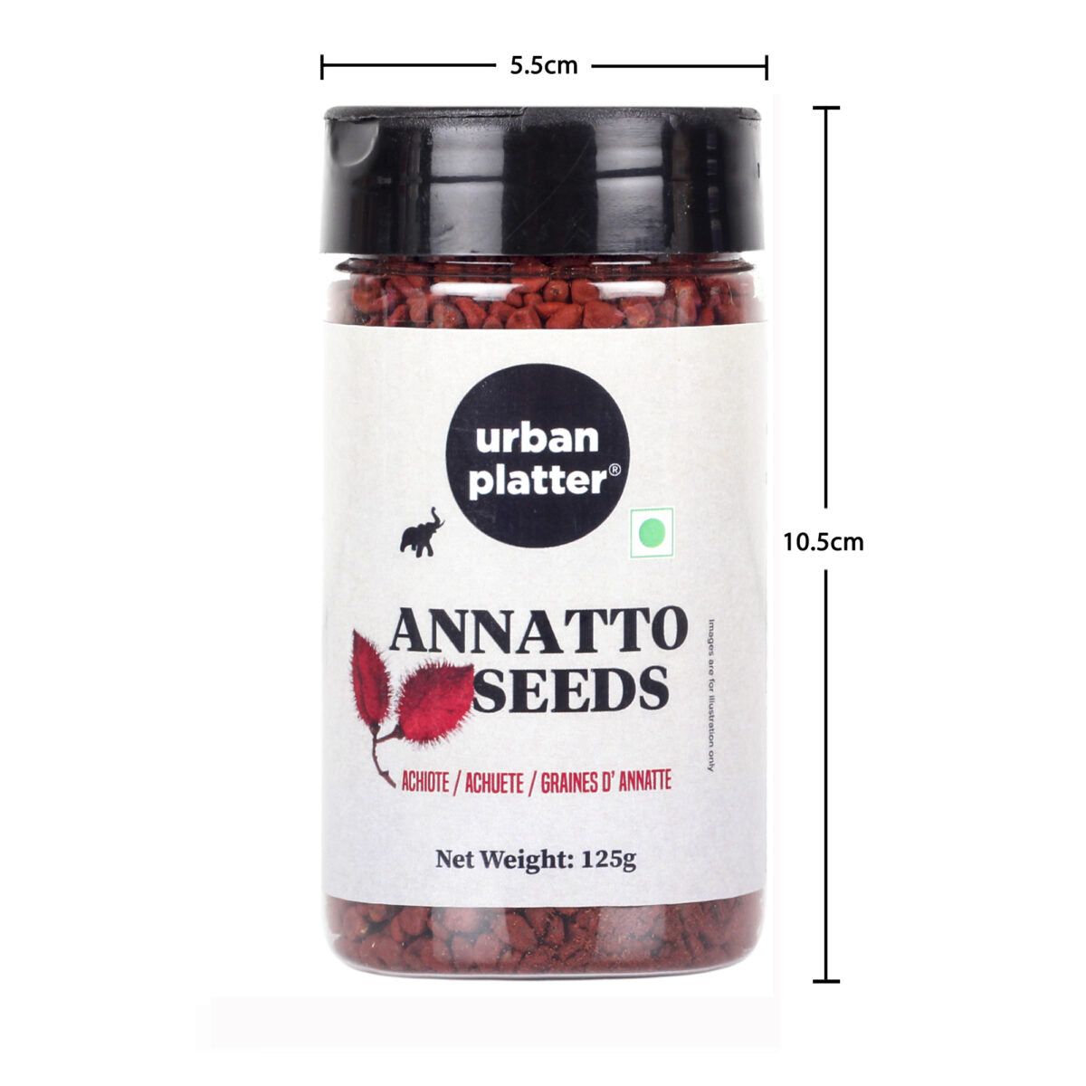 Urban Platter Annatto Seeds, 125g [Achiote, Achuete, Graines D' Annatte]