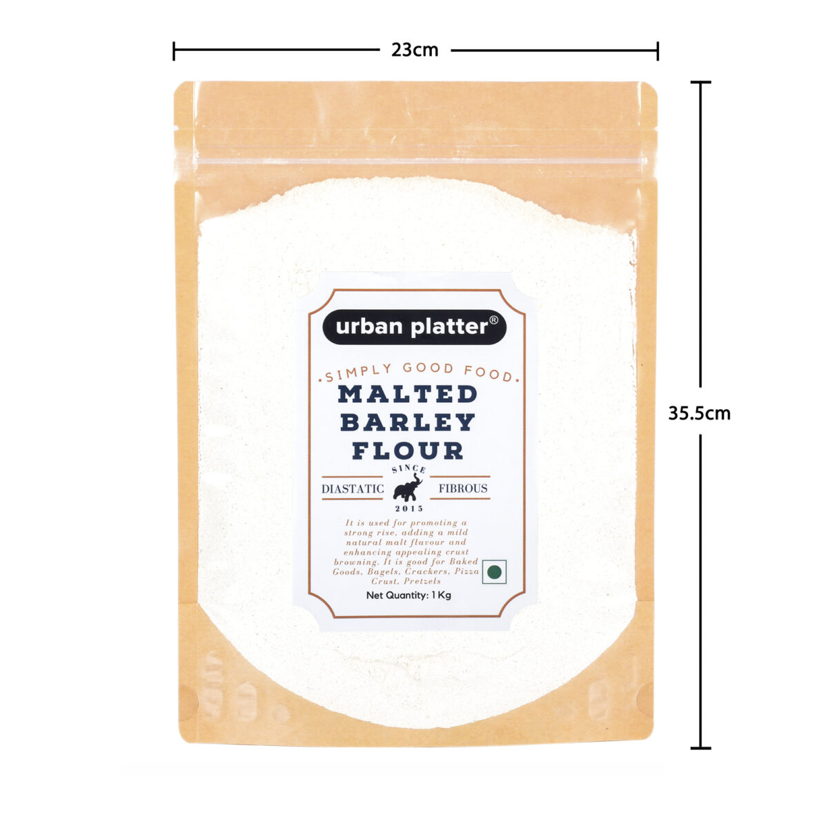 Urban Platter Diastatic Malted Barley Flour, 1Kg