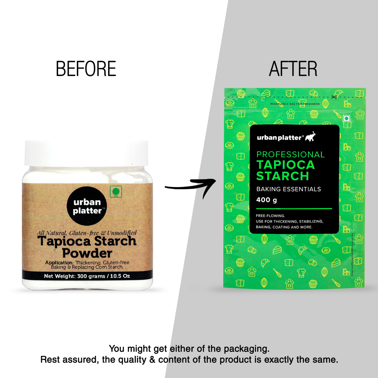 Urban Platter Tapioca Starch Powder, 400g