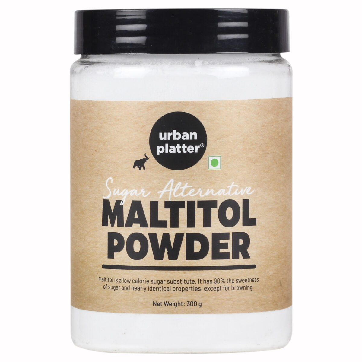 Urban Platter Maltitol Powder, 300g (Alternative Sweetener, Sugar Replacer, Baking-friendly Polyol)