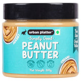 Urban Platter Natural Creamy Peanut Butter, 300g [Unsweetened, No Added Oil]