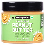 Urban Platter Natural Crunchy Peanut Butter, 300g [Unsweetened, No Added Oil]