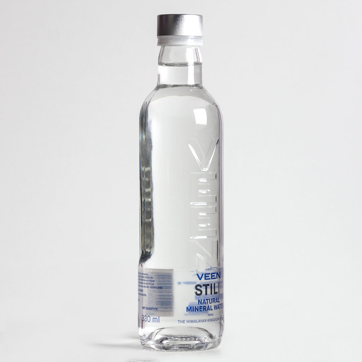 Veen Natural Mineral Still Water from the Himalayas, 330 ml (Bottled from a pristine spring in Bhutan | Premium Glass Bottle | Pure and Pristine Himalayan Water)