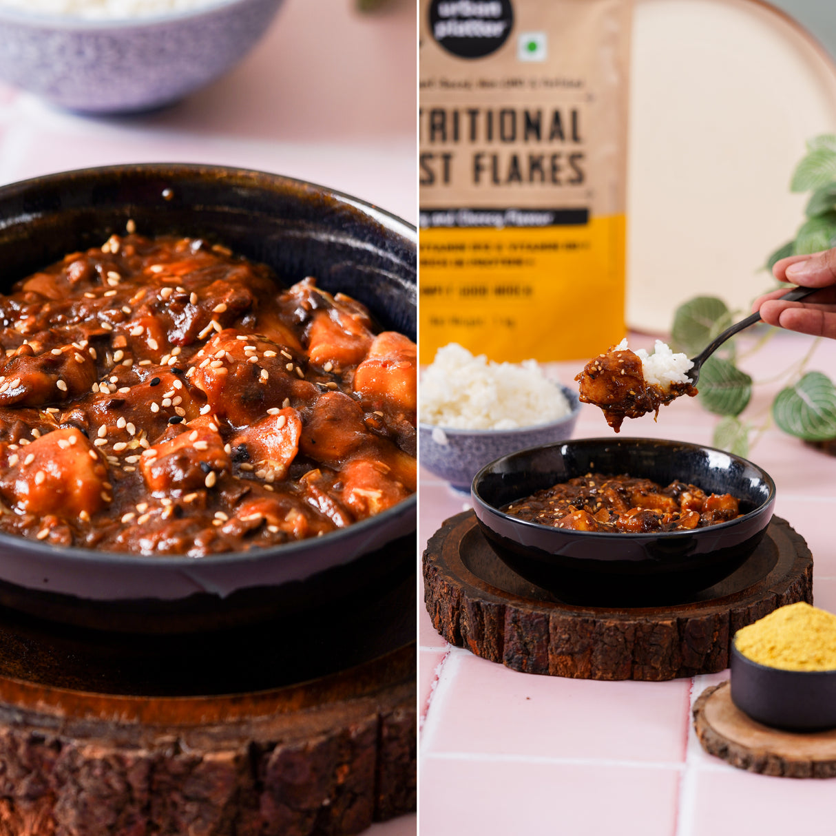 Urban Platter Nutritional Yeast Flakes, 50g (Rich in Vitamin B12, Gluten-Free, Perfectly Plant-Based Nutty and Cheesy Nooch, Savoury Seasoning)