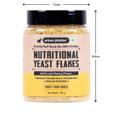 Urban Platter Nutritional Yeast Flakes, (Rich in Vitamin B12 | Gluten-Free | Perfectly Plant-Based Nutty and Cheesy Nooch | Savoury Seasoning)