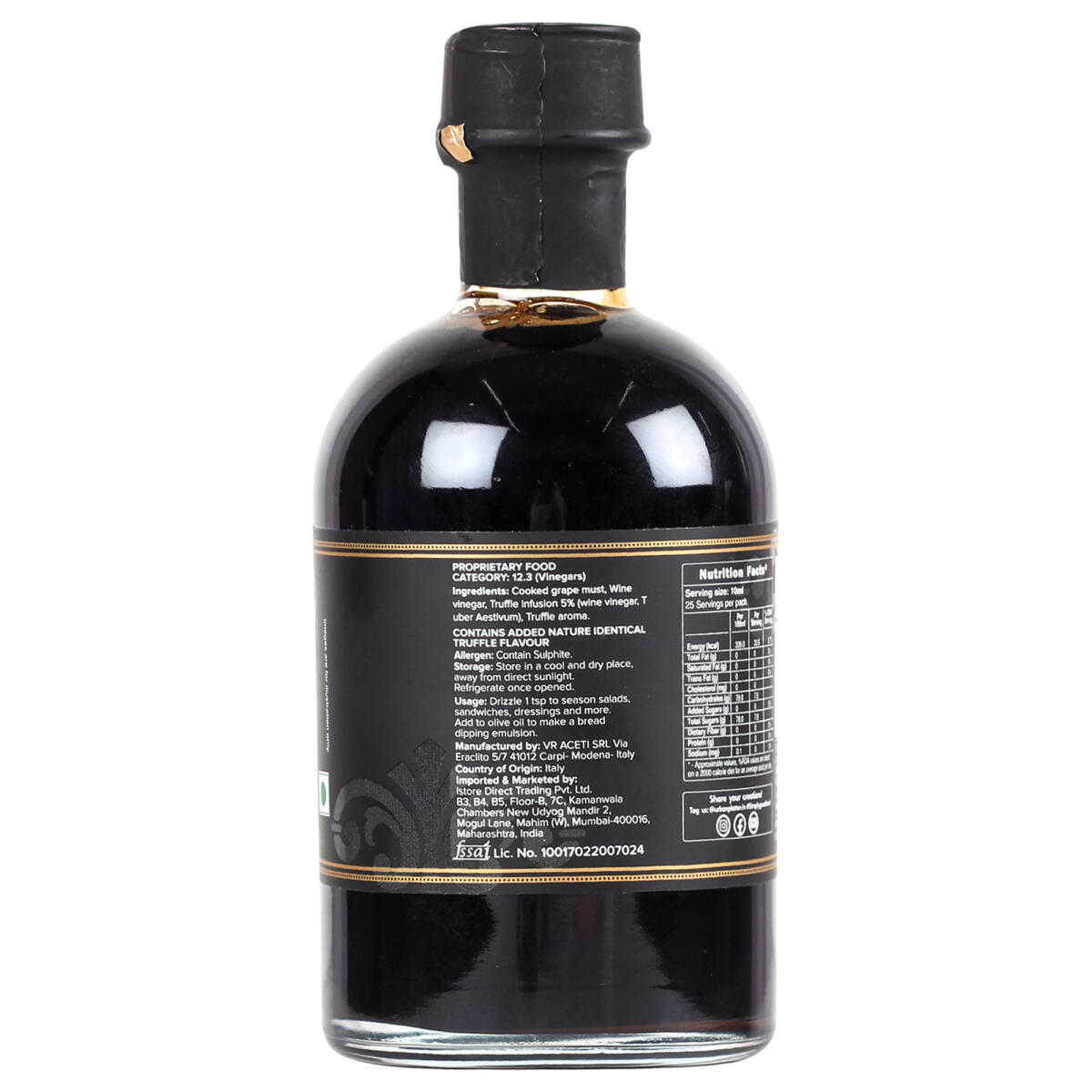 Urban Platter Truffle Balsamic Vinegar, 250ml (Product of Italy | Luxurious Condiment | Ideal on salads, pastas, crostinis)