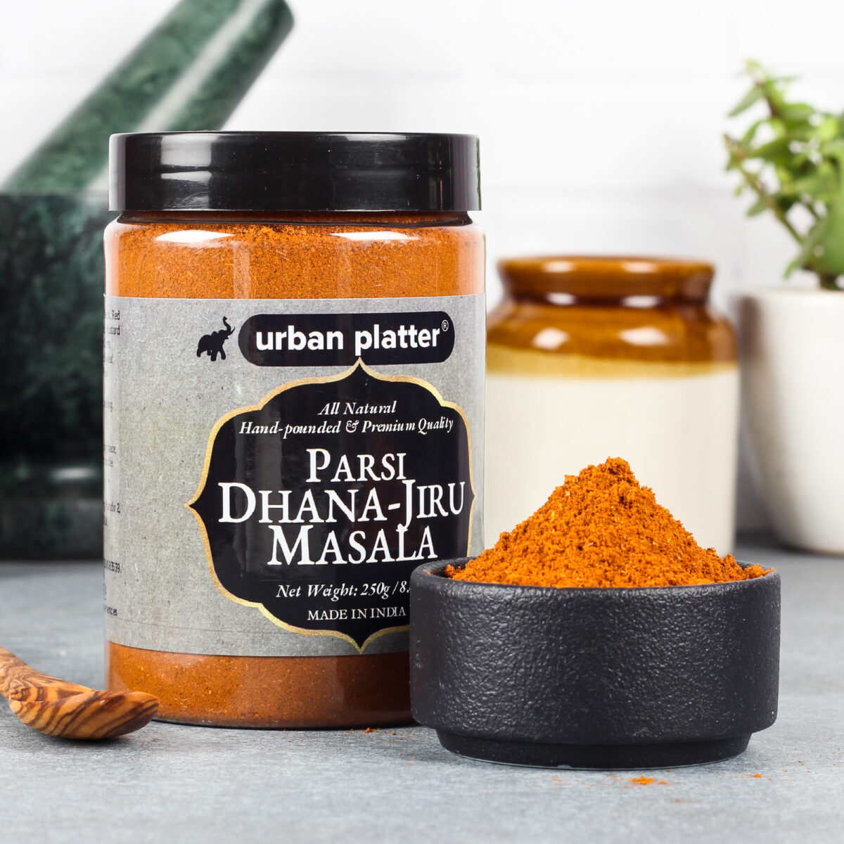 Urban Platter Parsi Dhana-Jiru Masala, 250g / 8oz [All Natural, Premium Quality, Hand-Pounded All Purpose Spice Blend]