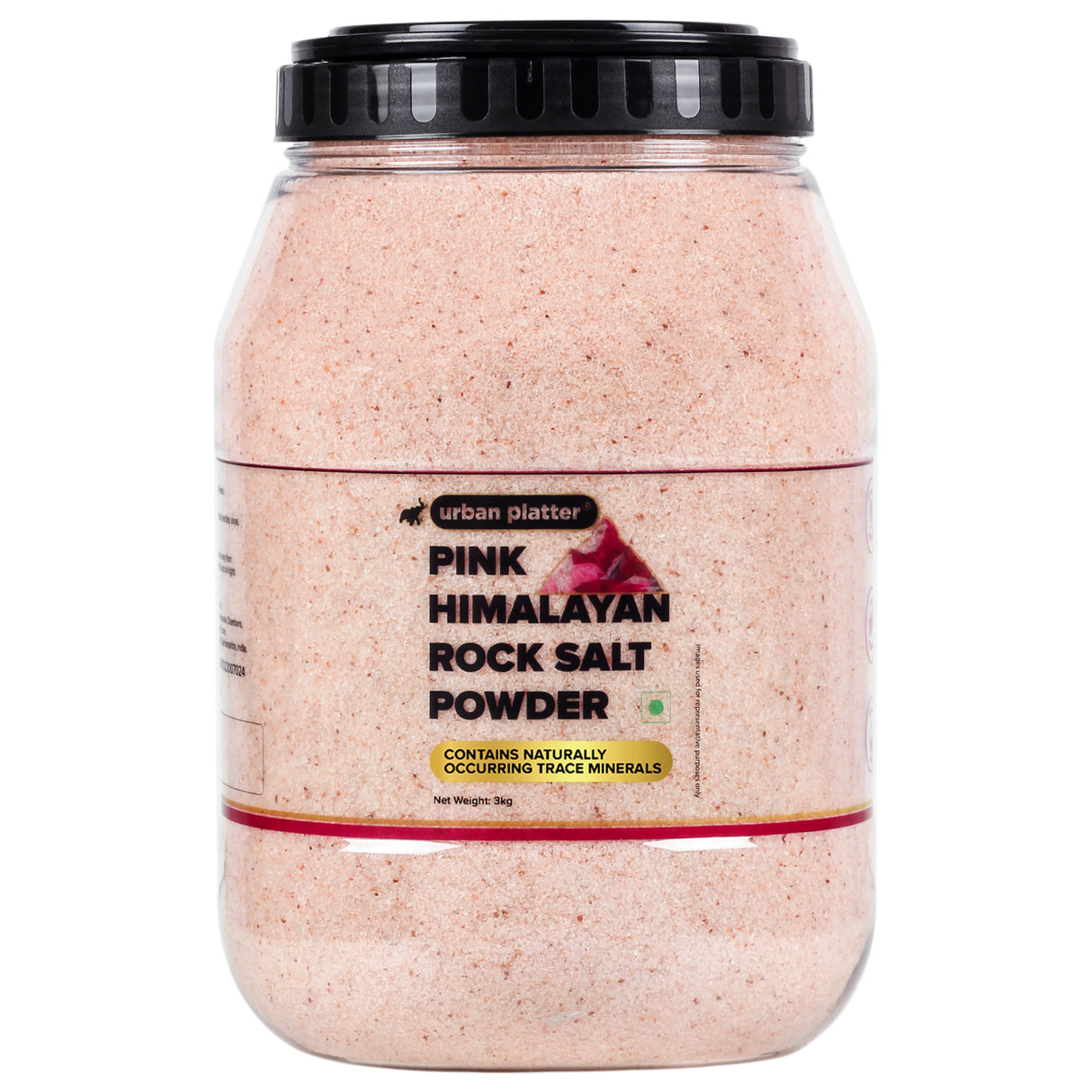 Urban Platter Pink Himalayan Rock Salt Powder, (Unrefined | Additive Free | 100% Pink Rock Salt | Sendha Salt)