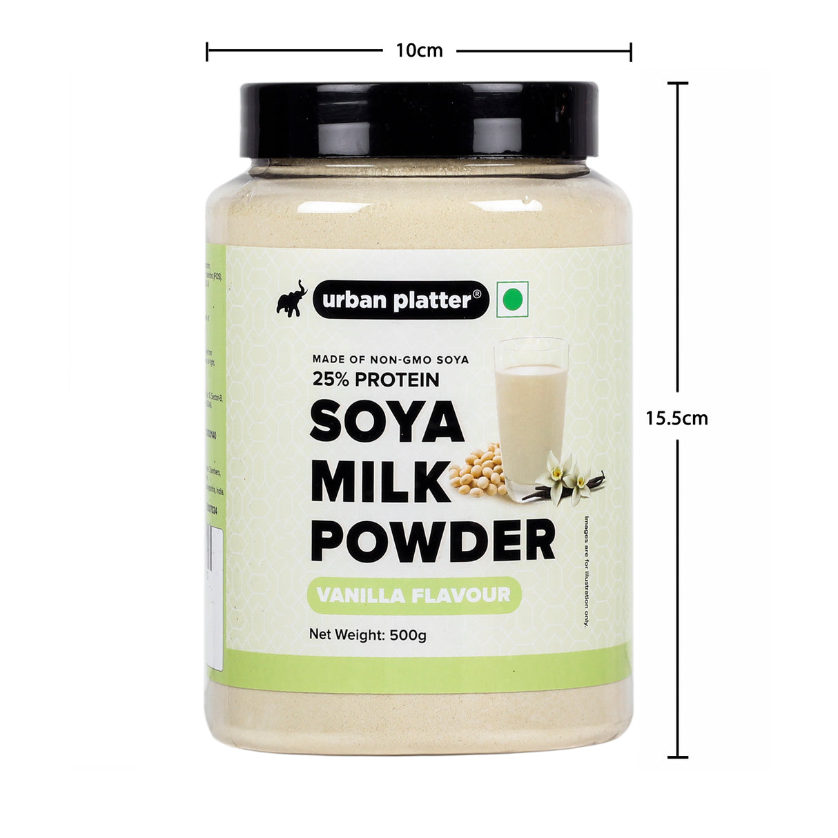 Vanilla Soya Milk Powder, 500g (Plant-Based / Milk Alternative, Non-GMO & 25% Protein)