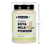 Urban Platter Vanilla Soya Milk Powder, 500g  [Plant-Based / Milk Alternative, Non-GMO & 25% Protein]