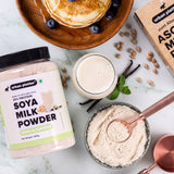 Vanilla Soya Milk Powder, 500g (Plant-Based / Milk Alternative, Non-GMO & 25% Protein)