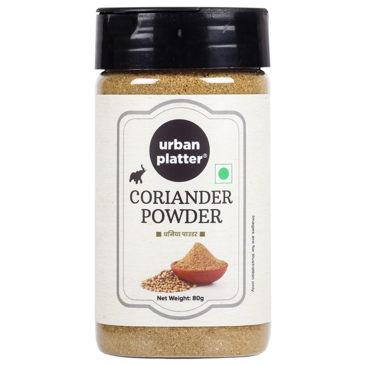 Urban Platter Coriander Seed (Dhania) Powder, 80g [Premium Quality Dhania Powder]