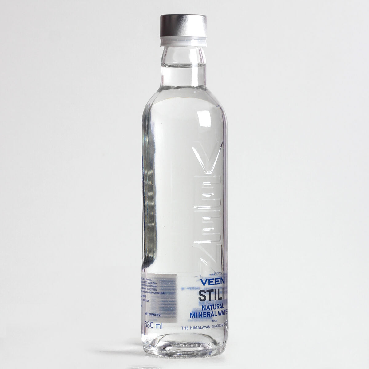 Veen Natural Mineral Still Water from the Himalayas, 330 ml (Pack of 6, Bottled from a pristine spring in Bhutan | Premium Glass Bottle | Pure and Pristine Himalayan Water)