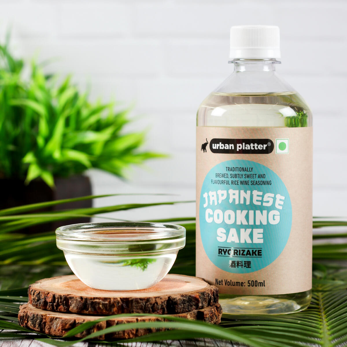 Urban Platter Traditionally Brewed Ryorizake/ Japanese Cooking Sake, 500ml [Subtly Sweet and Flavourful Rice Seasoning]