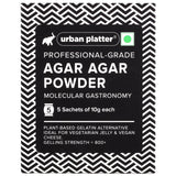 Urban Platter Agar Agar Powder, (Superior Gelling Strength | Plant-Based Gelatin Alternative | Jellies, Desserts, Molecular Gastronomy)