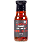 Urban Platter Assamese Bhut Jolokia Whole Chilli Peppers in Vinegar, 180g (Delicious and Fiery Bhoot Jolokia Naga Ghost Chilli Peppers from Assam, Great for Hot Sauces)