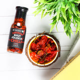 Urban Platter Assamese Bhut Jolokia Whole Chilli Peppers in Vinegar, 180g (Delicious and Fiery Bhoot Jolokia Naga Ghost Chilli Peppers from Assam, Great for Hot Sauces)