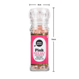 Pink Himalayan Rock Salt Grinder, 100g (Unrefined | Additive Free | Sendha Salt | Convenient Grinder Bottle)