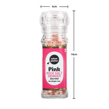 Urban Platter Pink Himalayan Rock Salt Grinder, 100g (Unrefined | Additive Free | Sendha Salt | Convenient Grinder Bottle)