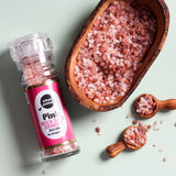 Pink Himalayan Rock Salt Grinder, 100g (Unrefined | Additive Free | Sendha Salt | Convenient Grinder Bottle)